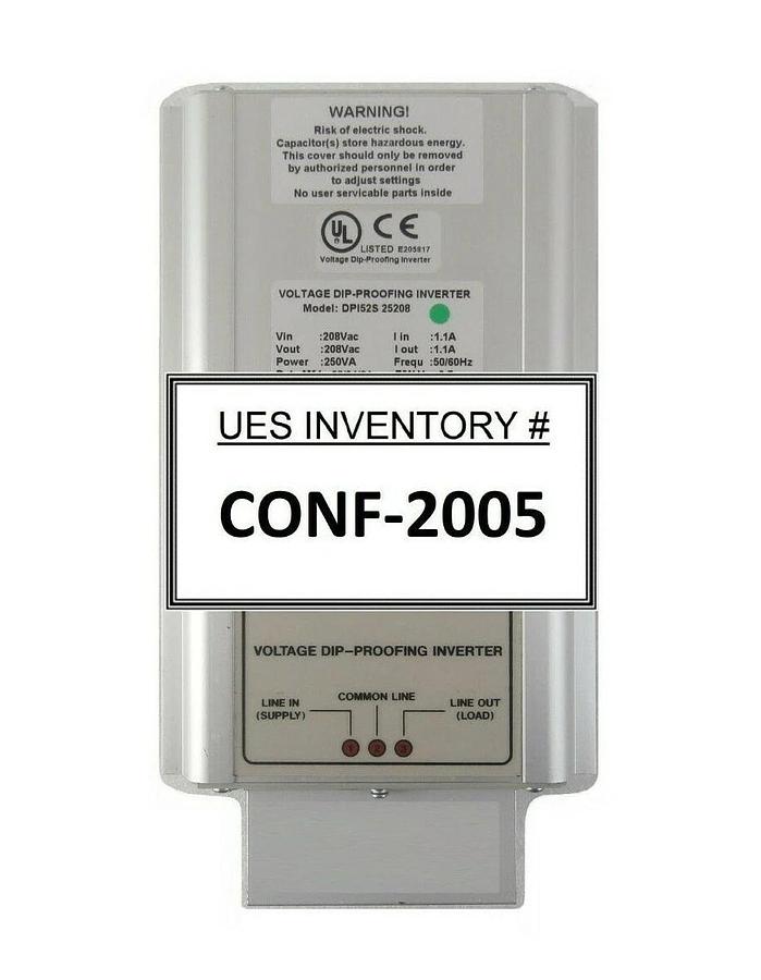 DIP Proofing Technologies DPI52S 25208 Voltage Dip-Proofing Inverter New Spare