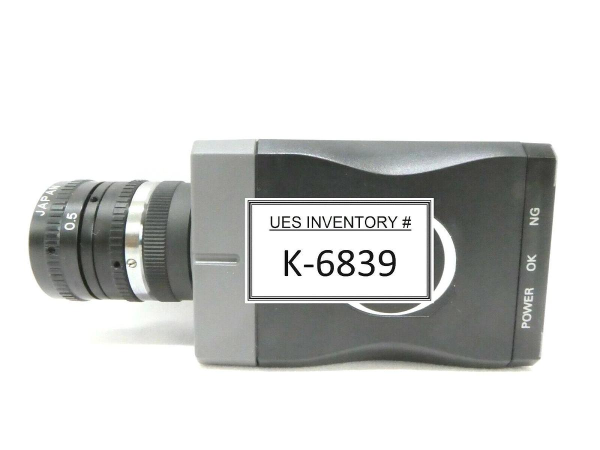Used Omron V400-F050 2D Code Reader C-Mount with 25mm TV Lens Nikon NSR-610C Working