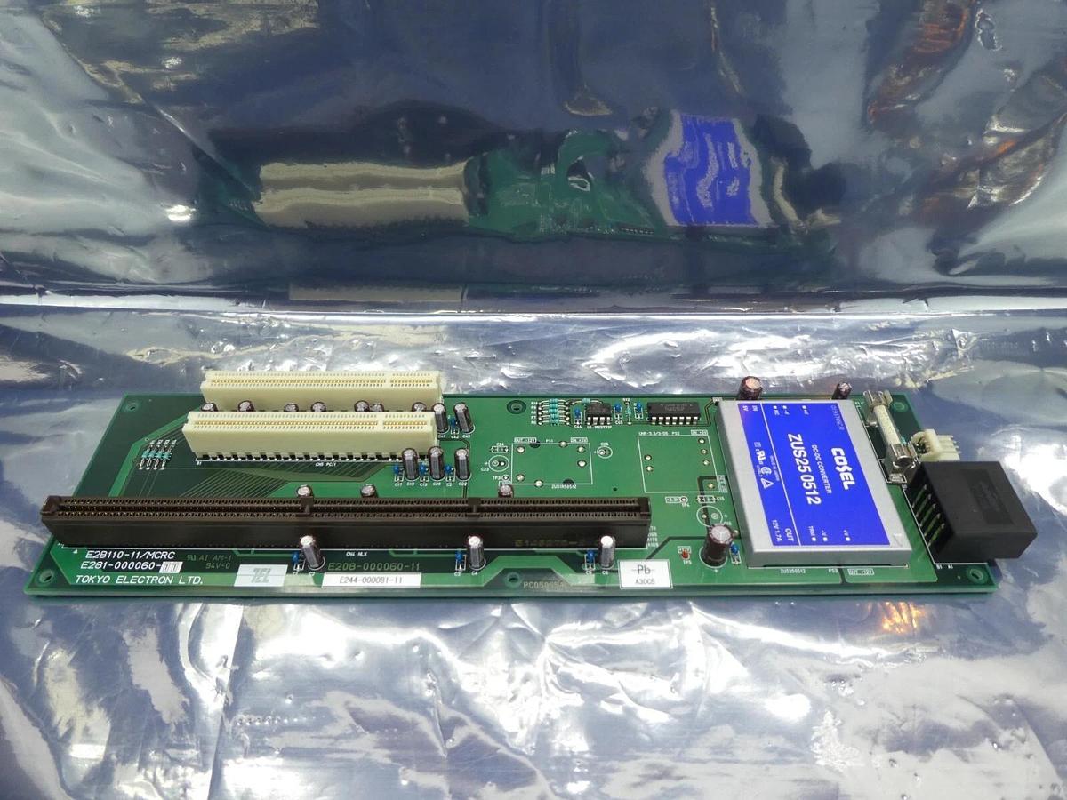 Used TEL Tokyo Electron E244-000081-11 Backplane PCB E281-000060-11 E2B110-11/MCRC