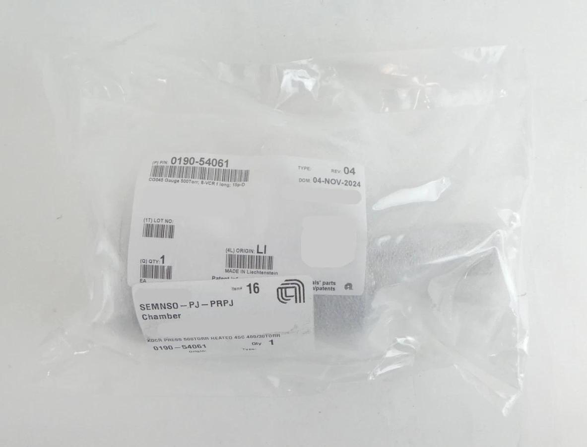 Inficon CG045 Capacitance Gauge Baratron AMAT 0190-54061 Reseller Lot of 4 New