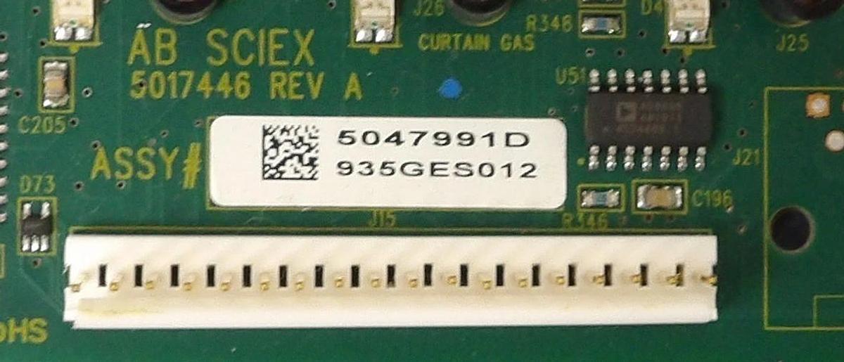 Used AB Sciex 5047991 Control Interface PCB 5017446 TripleTOF 5600 LC/MS Working