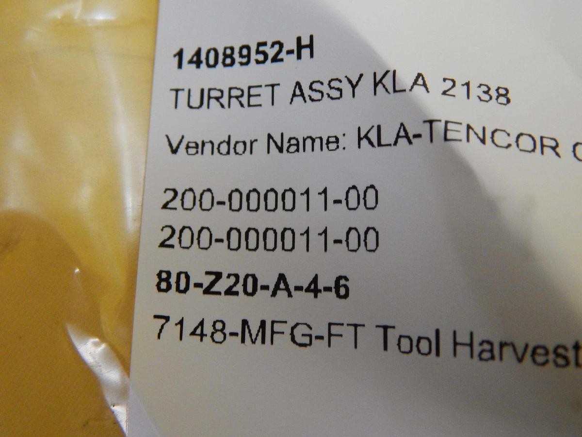 Used KLA Instruments 200-000011-00 Microscope Turret Assembly 655-653668-00 2138 Used