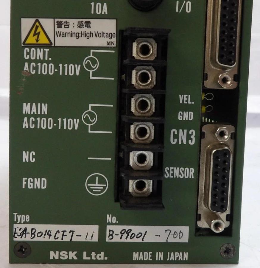 Used NSK ESA-B014CF7-11 Industrial VHP Lower Robot Servo Motor Drive ESA Working
