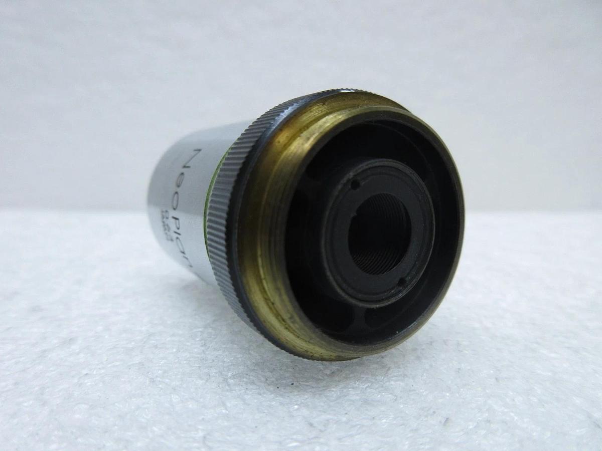 Used Olympus Microscopy NeoPlan40 Microscope Objective 0.63 Working Surplus