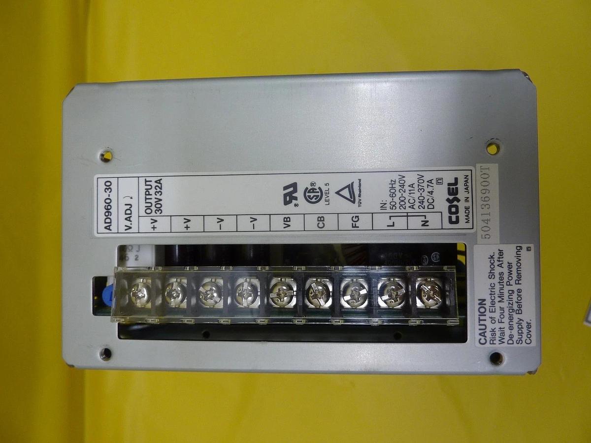 Used Cosel 504136900T AC/DC Adjustable Voltage Power Supply AD960-30 Used Working