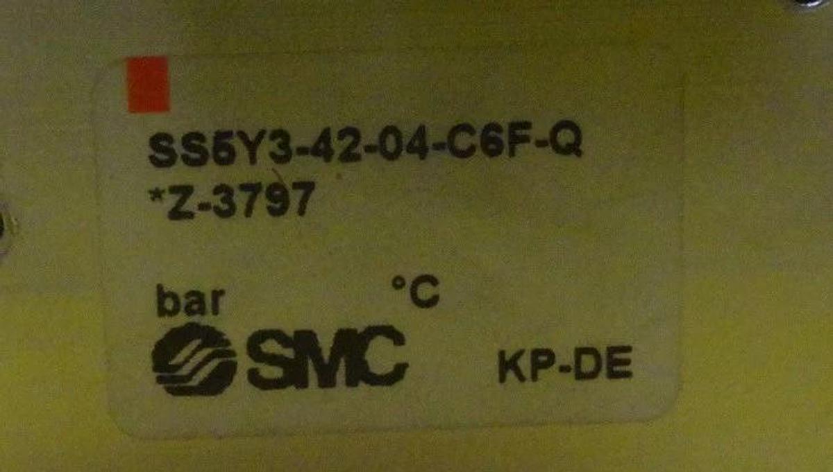 Used SMC SS5Y3-42-04-C6F-Q Pneumatic Manifold Z-3797 Used Working