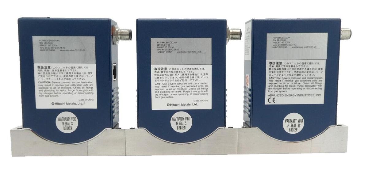 Used Aera PI-98 Mass Flow Controller MFC H2 Reseller Lot of 11 Working Surplus