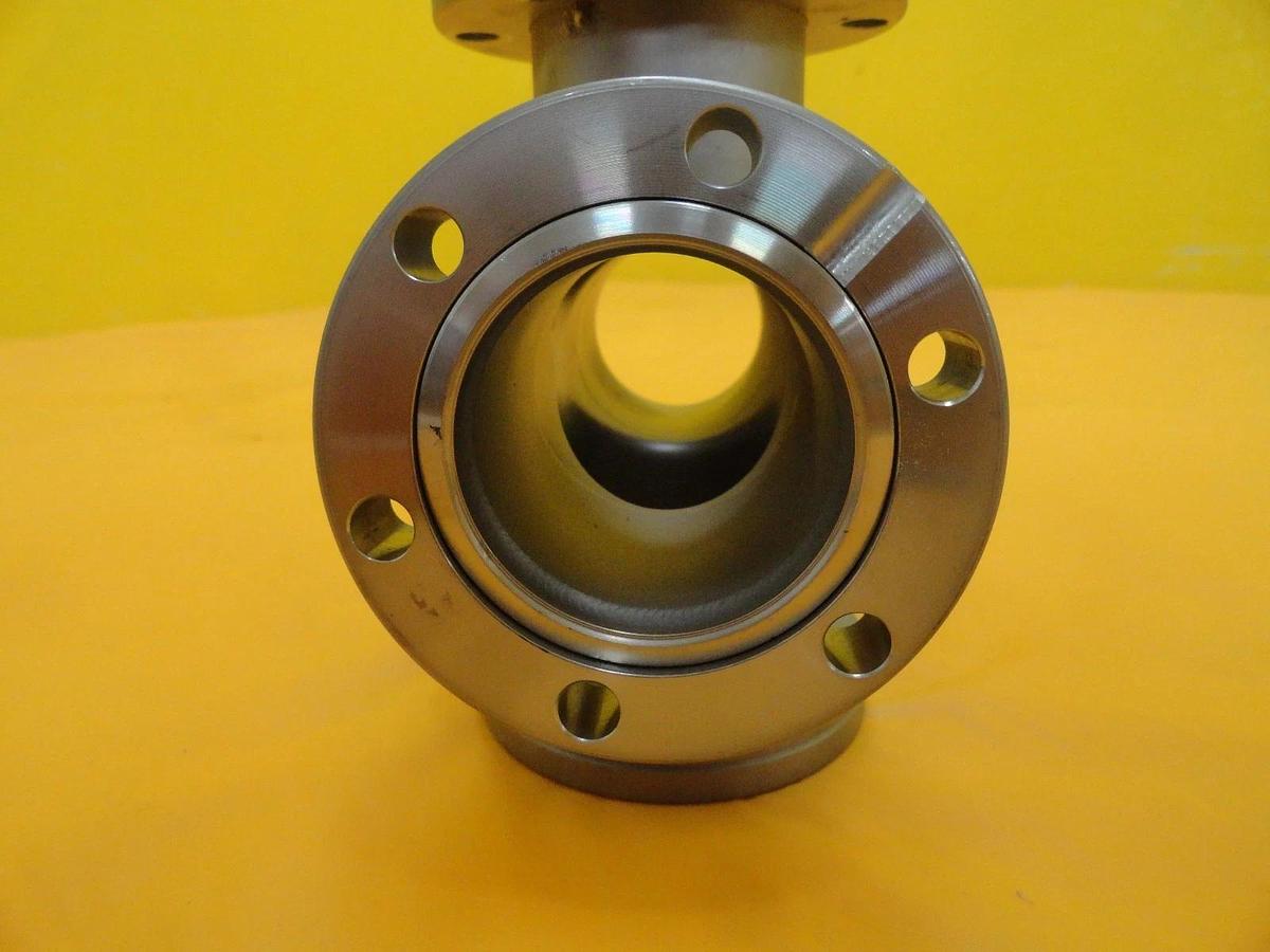Used Edwards High Vacuum 4-Way Cross DN40CF CF70 Rotatable to Fixed Flange HPS Used