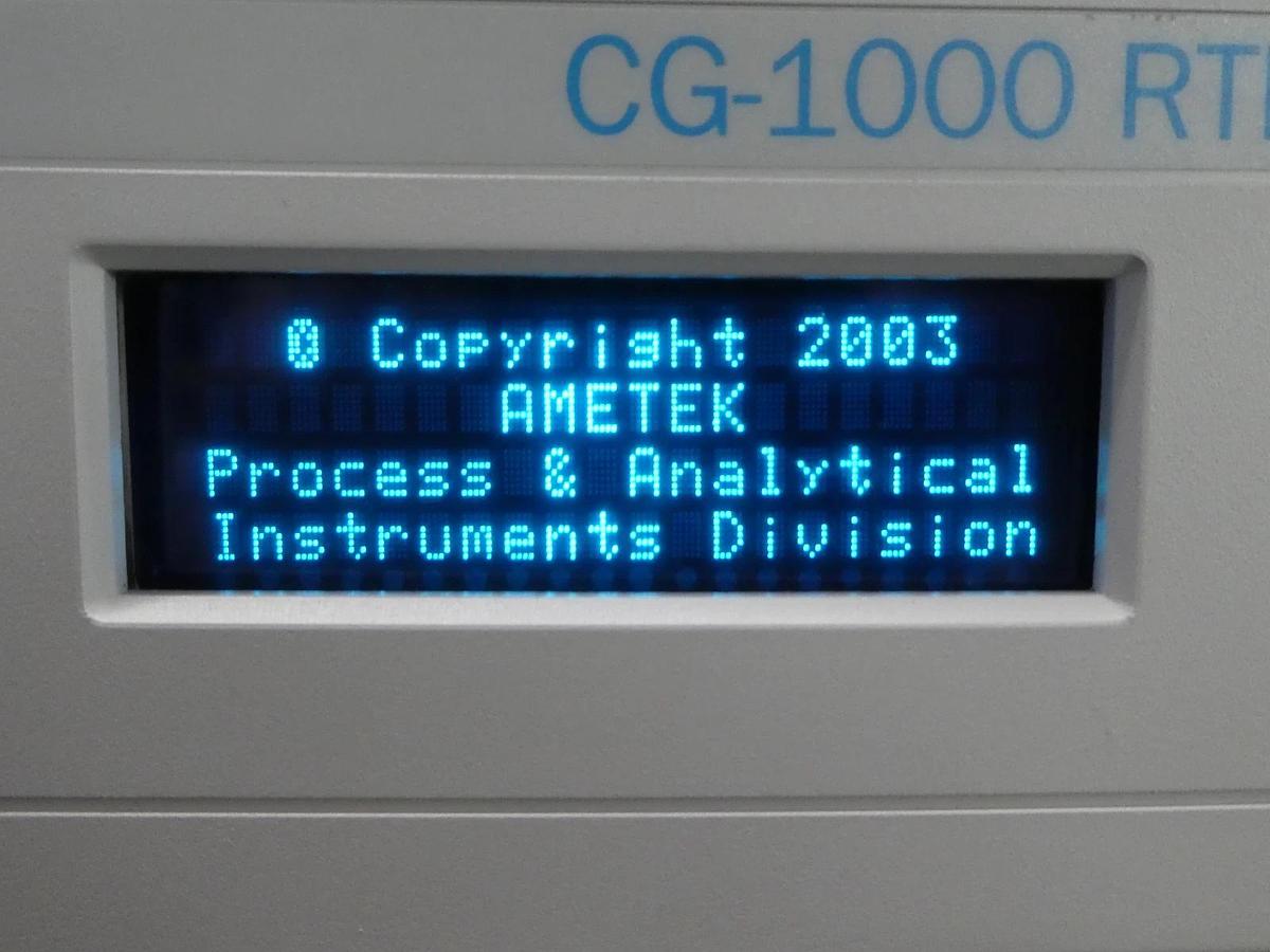 Refurbished AMETEK Process Instruments Dycor CG-1000 RTP Oxygen Analyzer Refurbished
