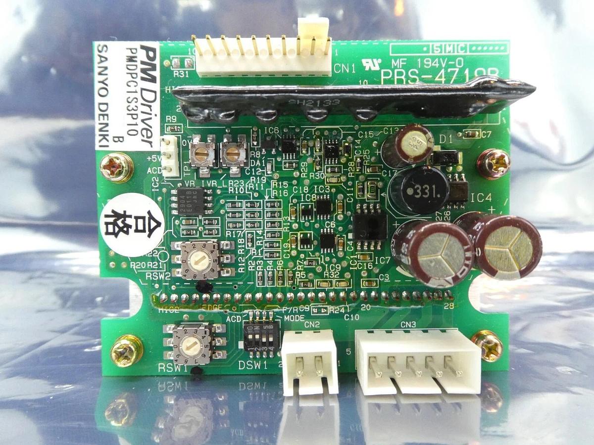 Used Sanyo Denki PMDPC1S3P10 PM Driver PCB PRS-4719B Reseller Lot of 8 Working Spare