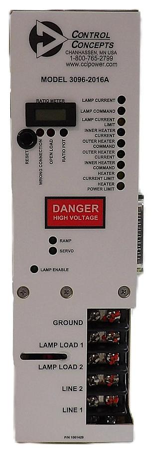 Used Control Concepts 3096-2016A SCR Power Controller AMAT 0190-43248 Working Spare