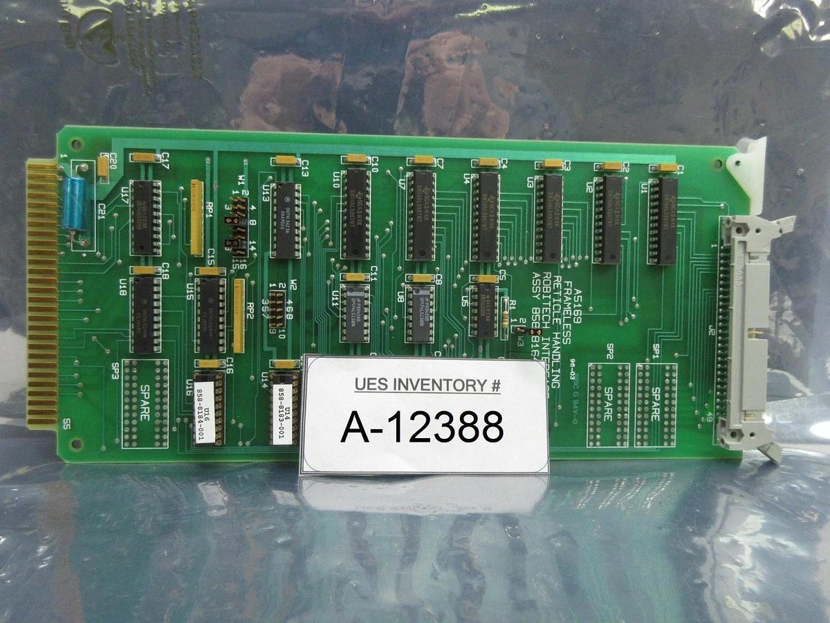 Used SVG Silicon Valley Group 858-8164-001 Interface PCB Card Rev. G 90S Used Working