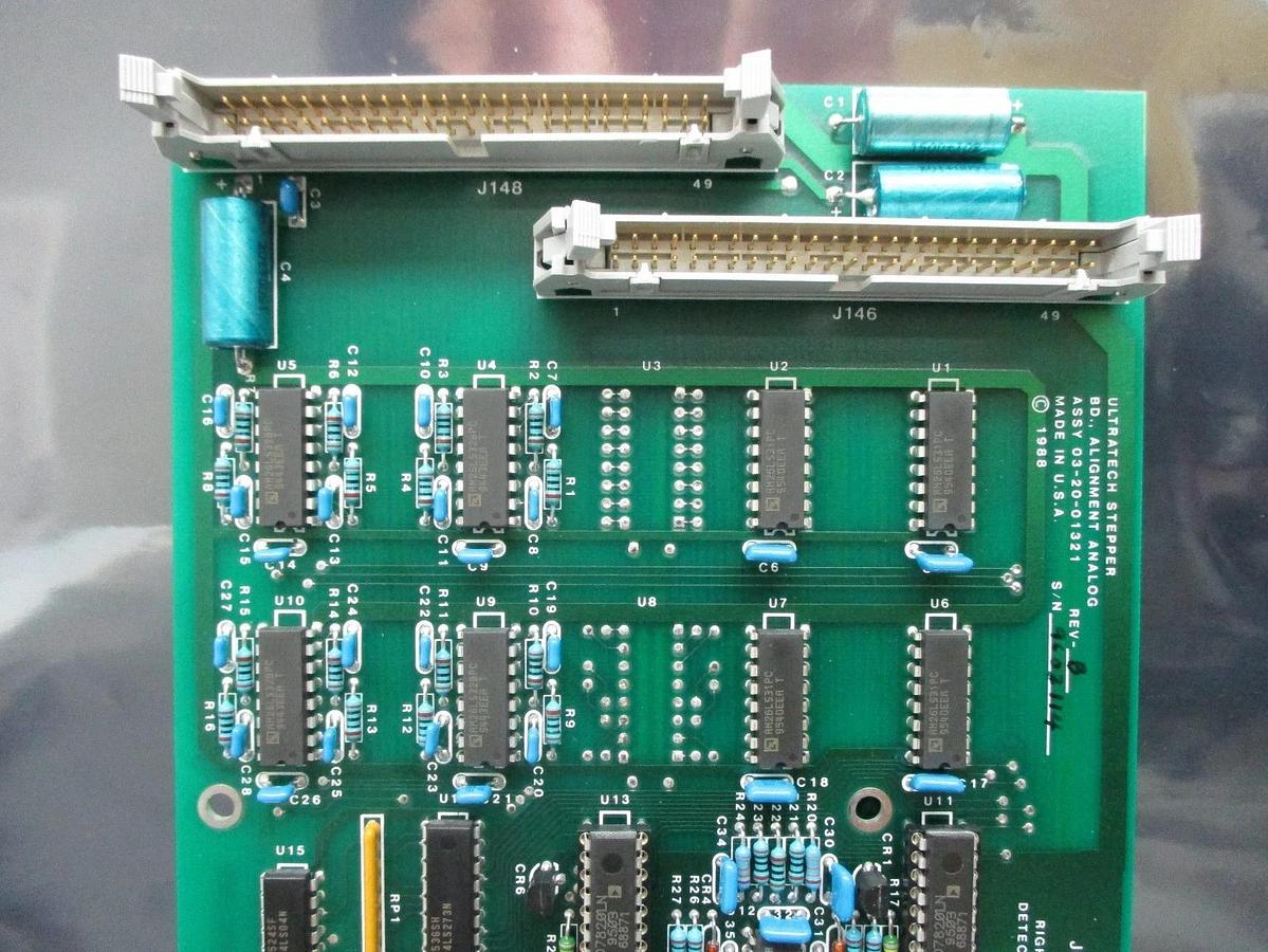 Used Ultratech Stepper 03-20-01321 Analog Alignment Board PCB Rev. B 4700 Titan Used