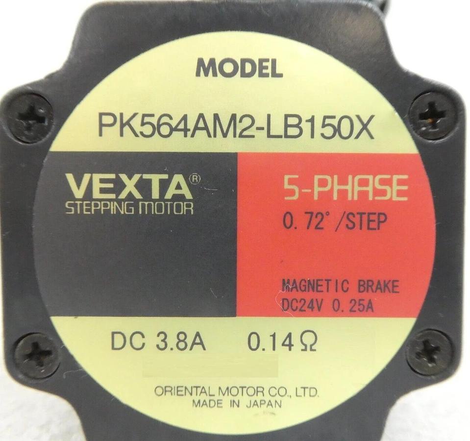 Used Oriental Motor PK564AM2-LB150X Lineard Motor VEXTA Left Bias Lot of 4 Working