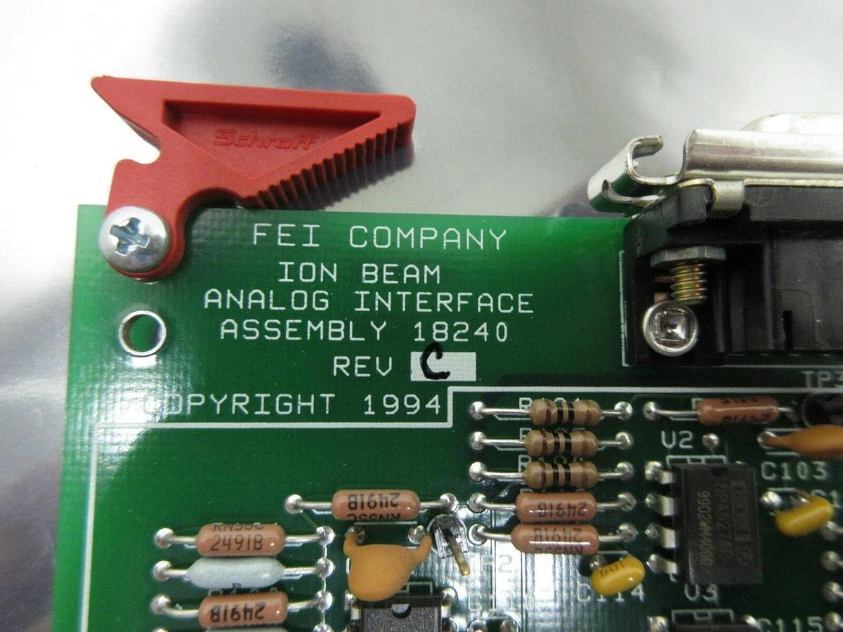 Used FEI Company 18240 Ion Beam Analog Interface PCB Card IBOD XL 830 FIB-SEM Used