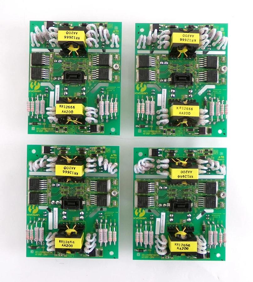 Used Kyosan Electric AR12666PA020C PCB HFAMP-DRV Reseller Lot of 8 Working Surplus