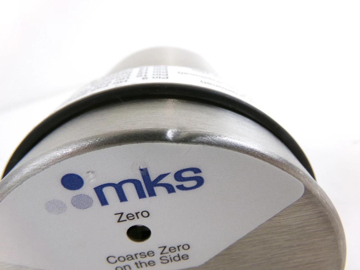 Used MKS Instruments 627D12TBC1B Baratron Pressure Transducer Dented Surplus