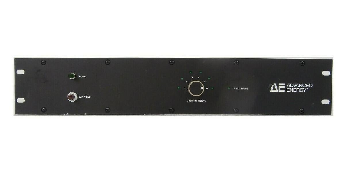Used MDX AE Advanced Energy 3152243-002 B 6-Channel Selection Panel Working Spare