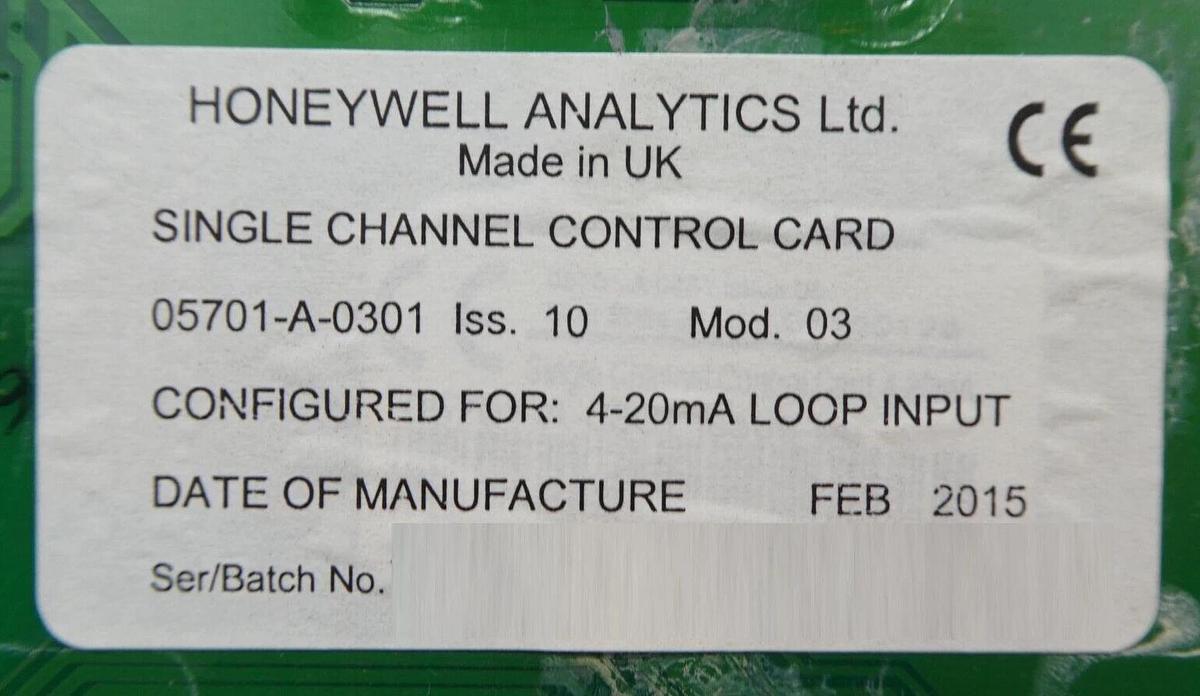 Used Honeywell Analytics 05701-A-0301 Single Channel Control PCB Card Lot of 9 Spare