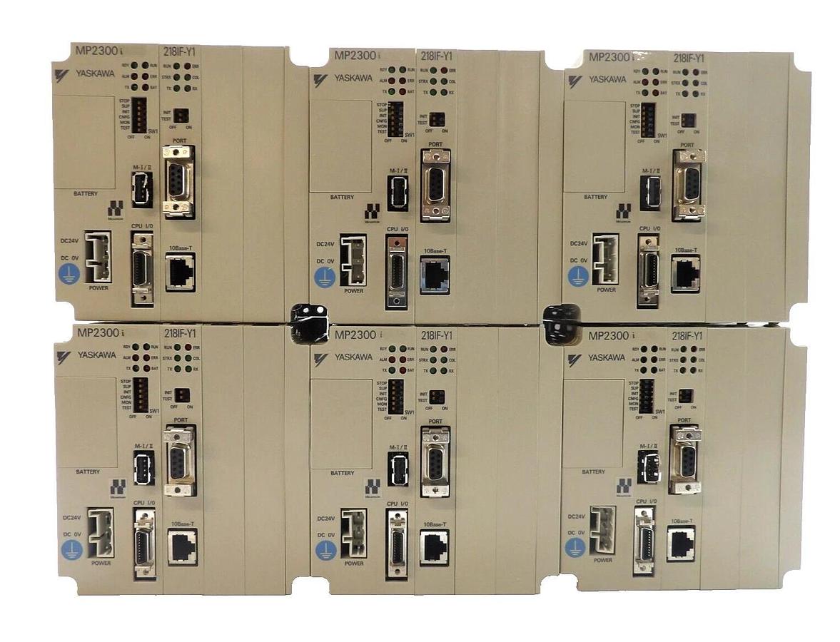 Used Yaskawa PMC-U-MP23ES1C023 Industrial Control System MP2300i Lot of 6 Working