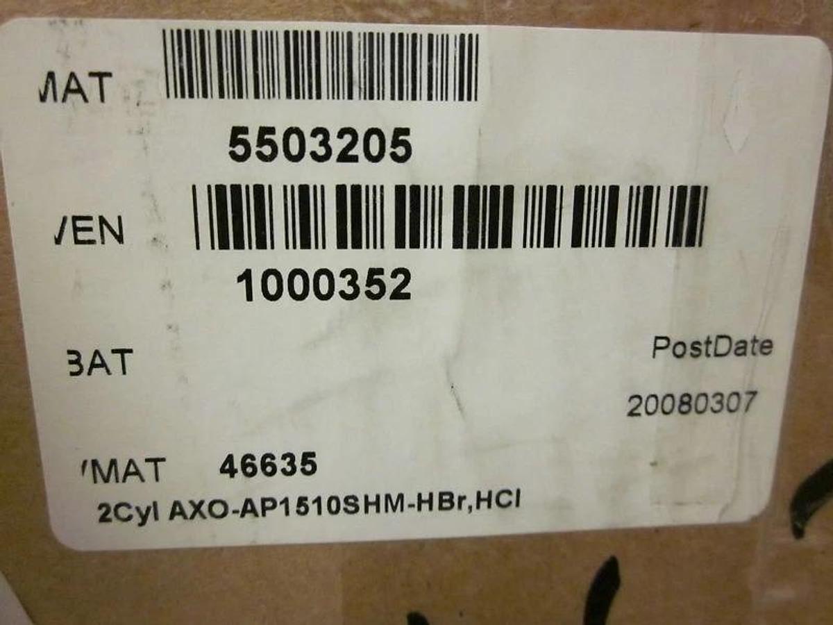 Air Products 46635 2Cyl Manifold AXO-AP1510SHM-HBr HCl