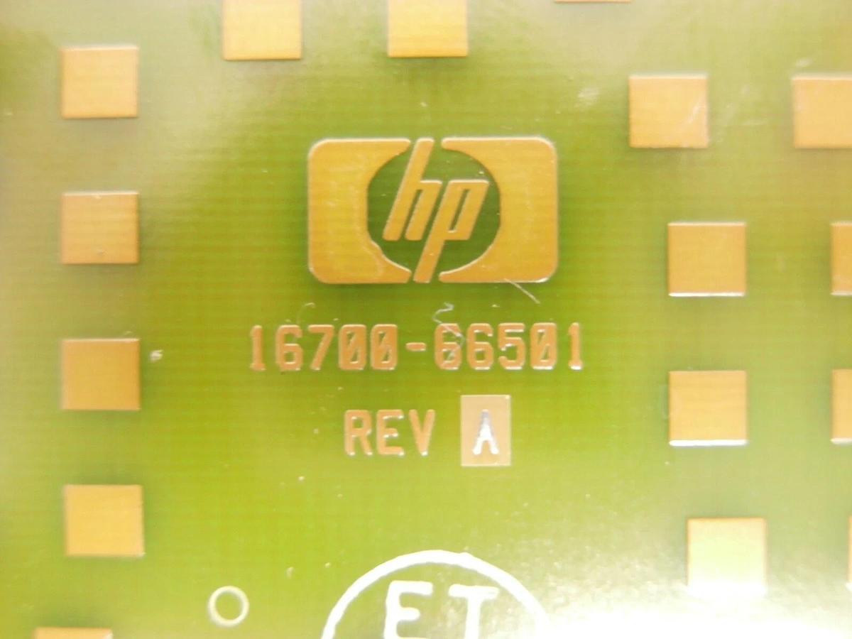 Used Agilent Technologies 16700-66501 Modular System Backplane PCB HP Working Spare