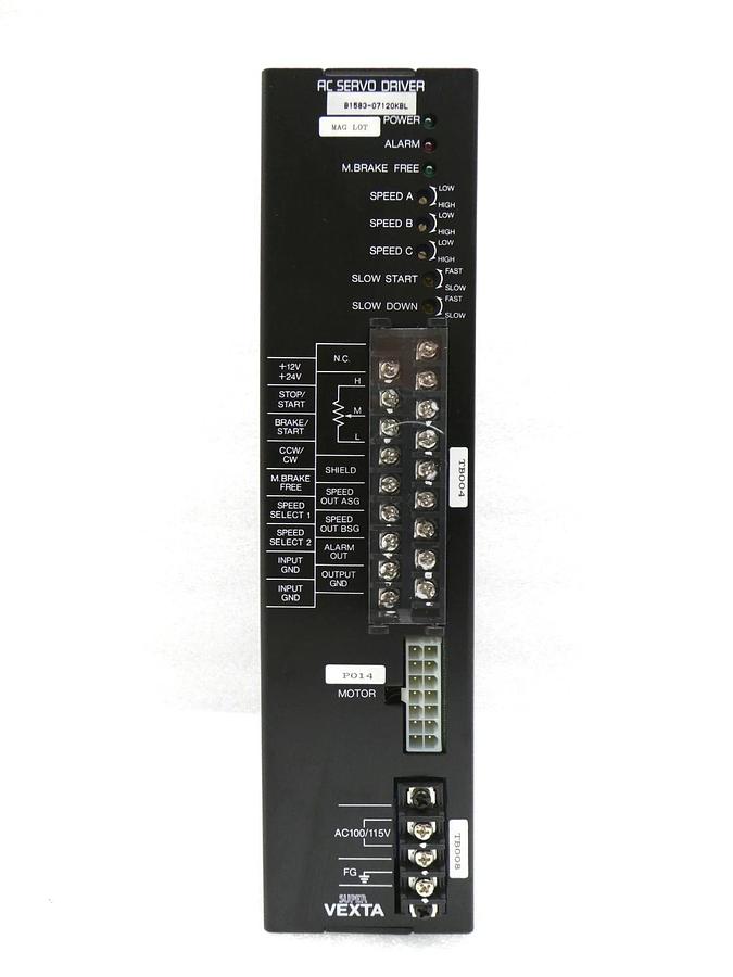 Used Oriental Motor B1583-07120KBL AC Servo Driver VEXTA Working Surplus