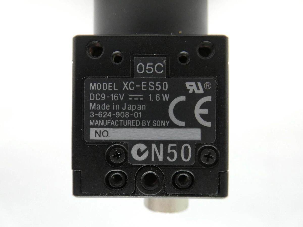 Used Sony XC-ES50 1/2" Monochrome Analog B&W CCD Camera 05C Working Spare
