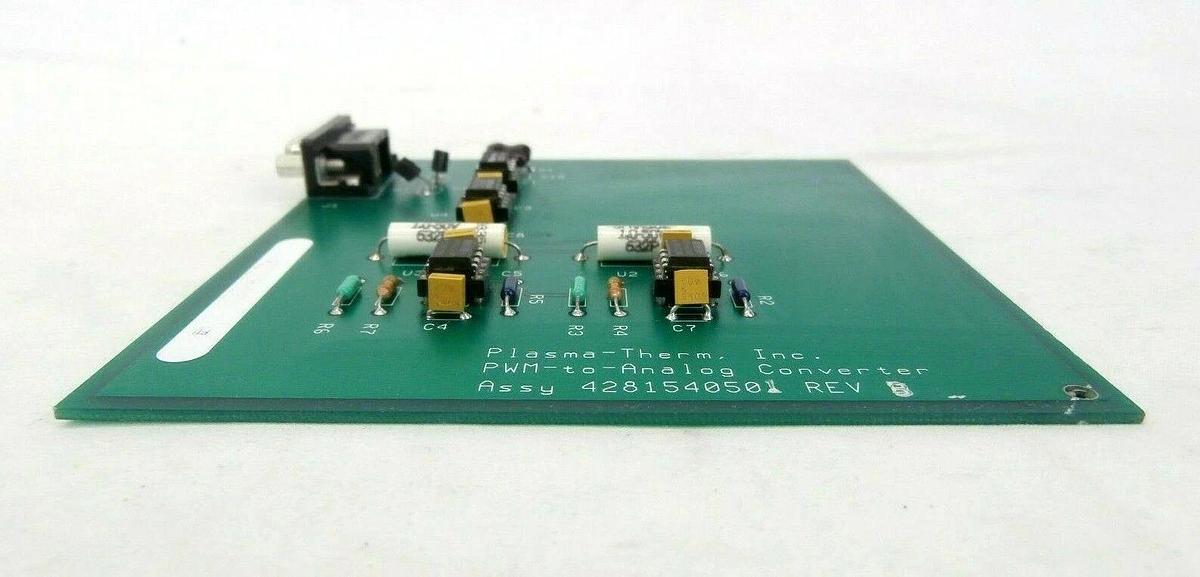 Used Plasma-Therm 4281540501 PWN-to-Analog Converter Board PCB Clusterlock 7000 Spare