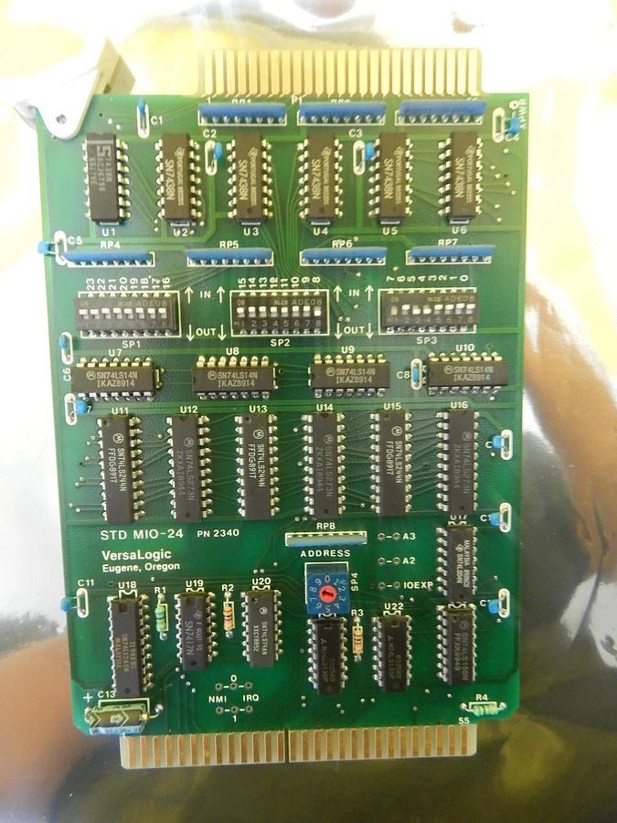 Used VersaLogic 2100-0120 Relay PCB Card VL-MIO-24 AG Associates 4100s Used Working