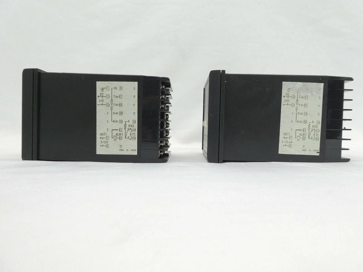 Used RKC REX-F700 Temperature Controller F700FD12 F700FD04 Lot of 2 Working Surplus