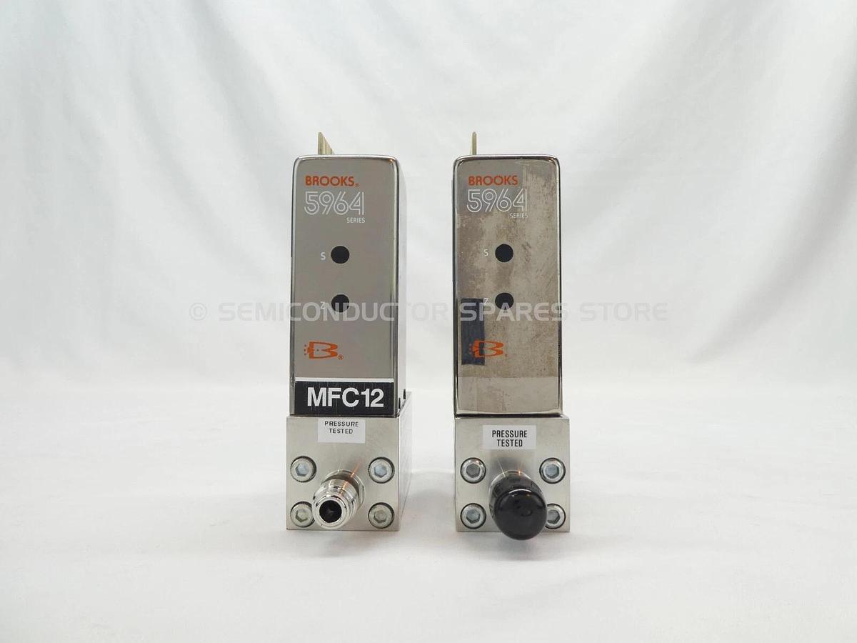 Refurbished Brooks 02-0624R-031 Mass Flow Controller MFC 5964 N2 Lot of 2 OEM Refurbished