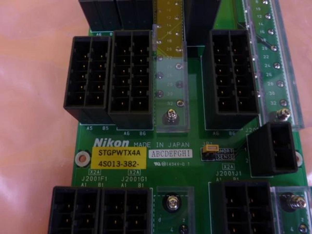 Used Nikon 4S013-382 Backplane Interface Board PCB STGPWTX4A NSR Used Working