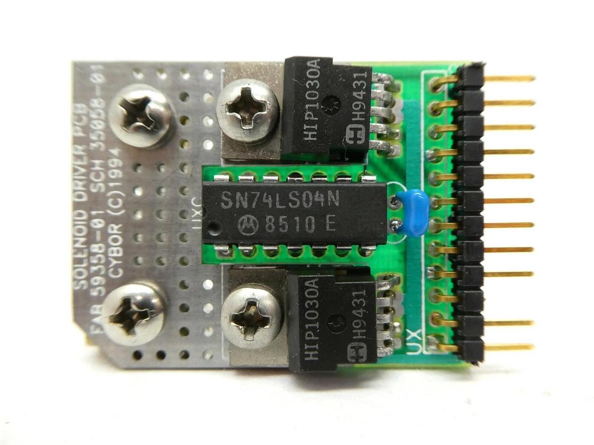 Used Cybor 35058-01 Photoresist Solenoid Driver PCB 59358-01 506A SVG 90S DUV Working