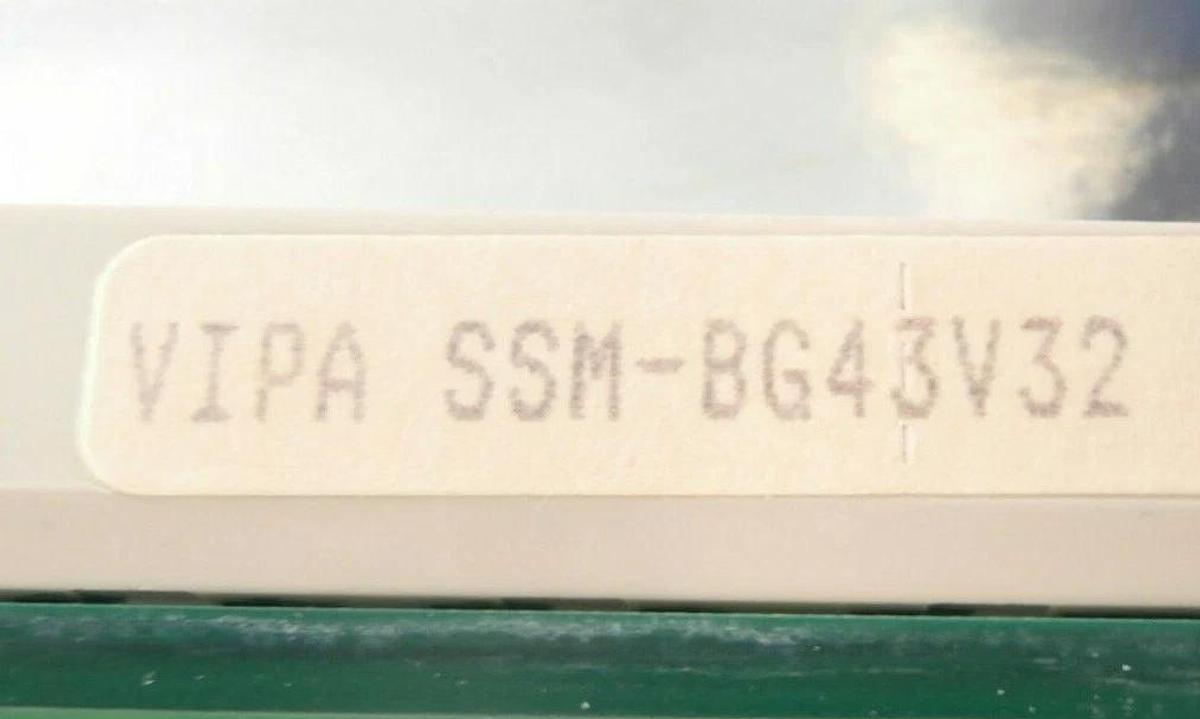 Used Siemens SSM-BG43V32 Communication PCB Card VIPA SSM-MD22 Balzers Unaxis Working