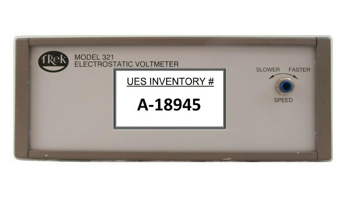 Used Trek 321-H-CE Electrostatic Voltmeter Model 321 13402H Working Surplus