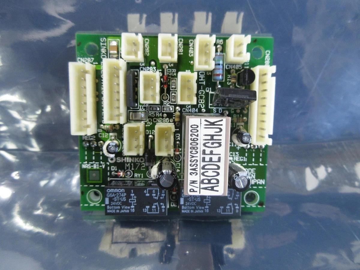 Used Shinko Electric 3ASSYC806200 Interface PCB M172 Asyst VHT5-1-1 Used Working