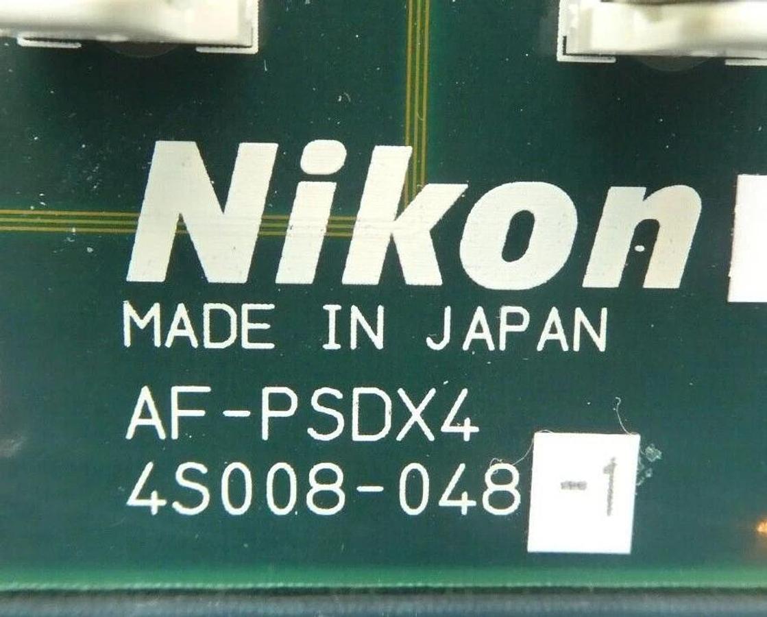 Used Nikon 4S008-048-1 Relay Backplane PCB AF-PSDX4 Copper Exposed NSR Series Working