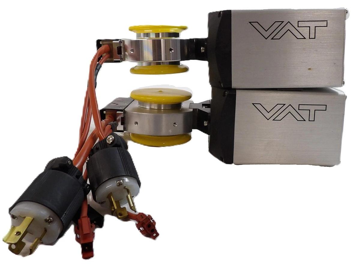 Used VAT Butterfly Control Valve Series 612 Lot of 2 Working
