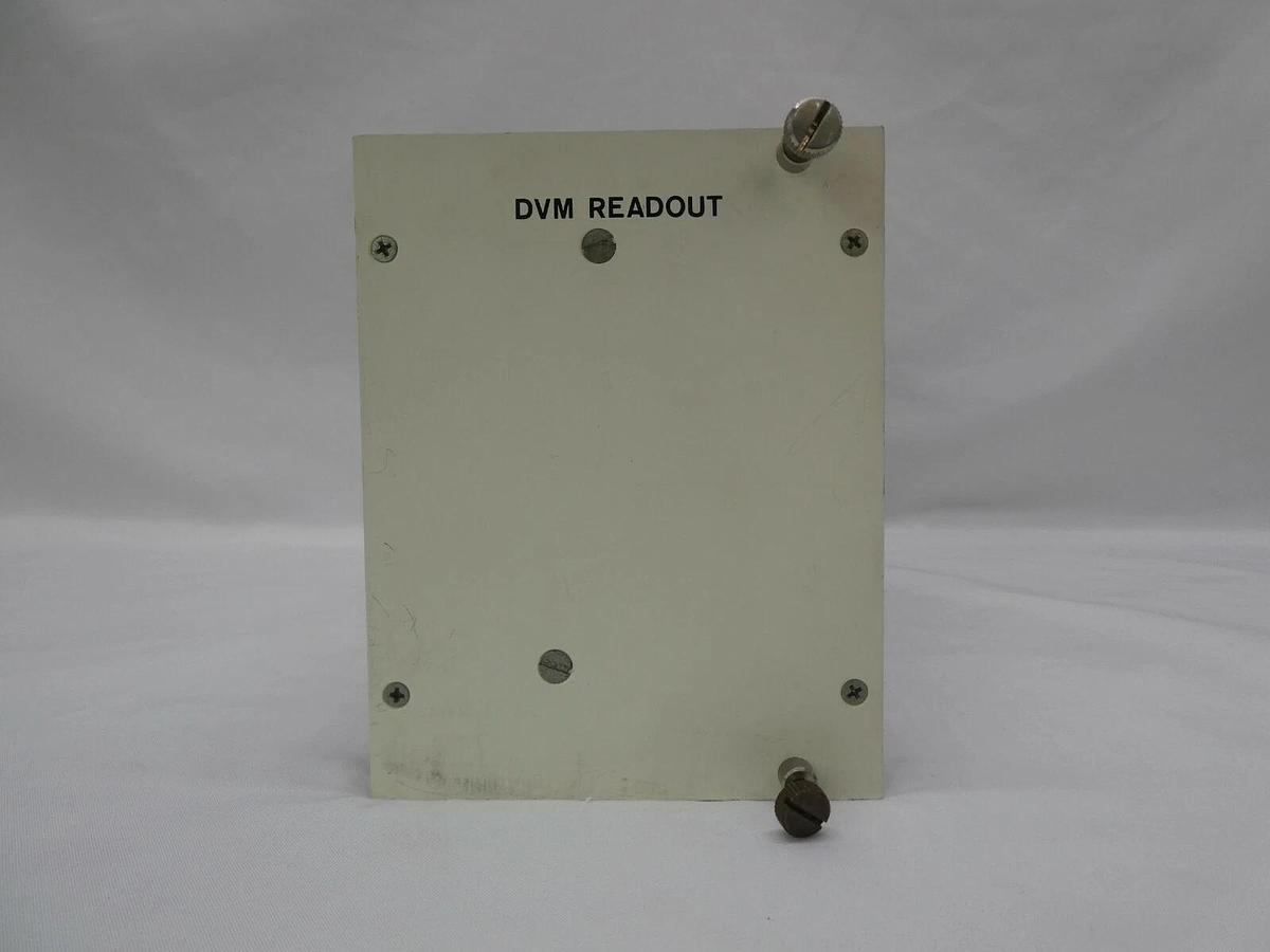 Used Varian Semiconductor Equipment D09782-1 DVM Readout D097821 VSEA Working Surplus