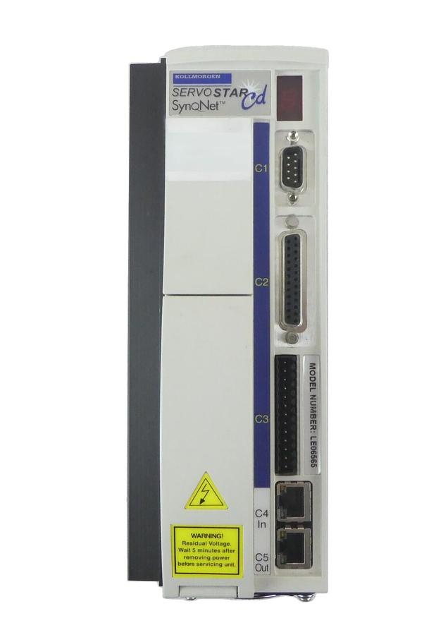 Used Kollmorgen PRD-00500000-06 Servo Drive LE06565 SERVOSTAR CD SynqNet Working