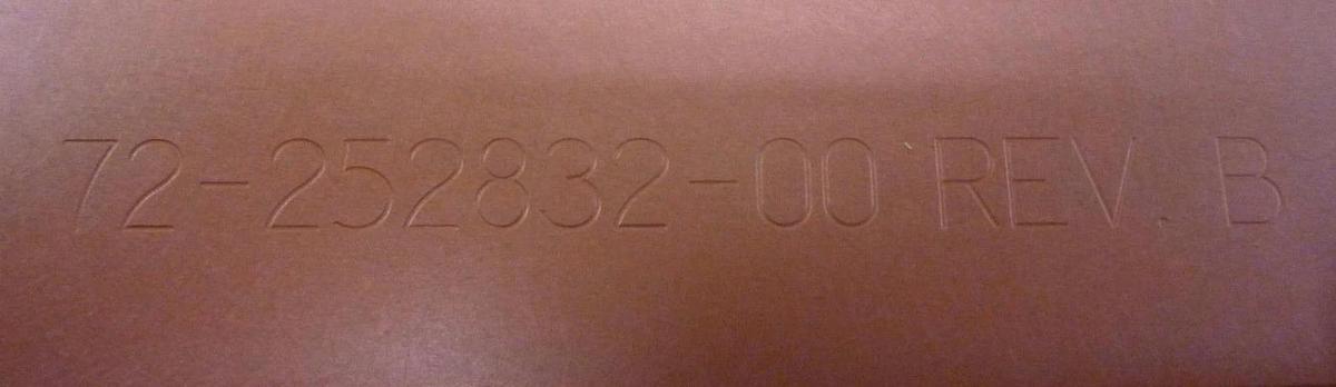 Used SMC 72-252832-00 Slit-Valve Actuator Blank-Off Plate Used Working