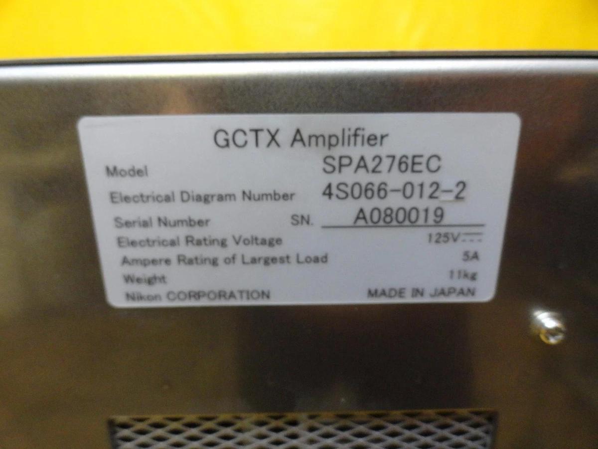 Used Nikon 4S066-012-2 GCTX Amplifier Module SPA276EC 4S013-684-1 NSR Series Working