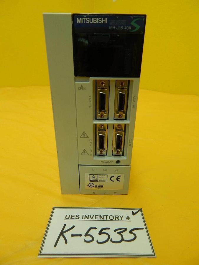Used Mitsubishi MR-J2S-40A AC Servo Amplifier MELSERVO Drive Used Working