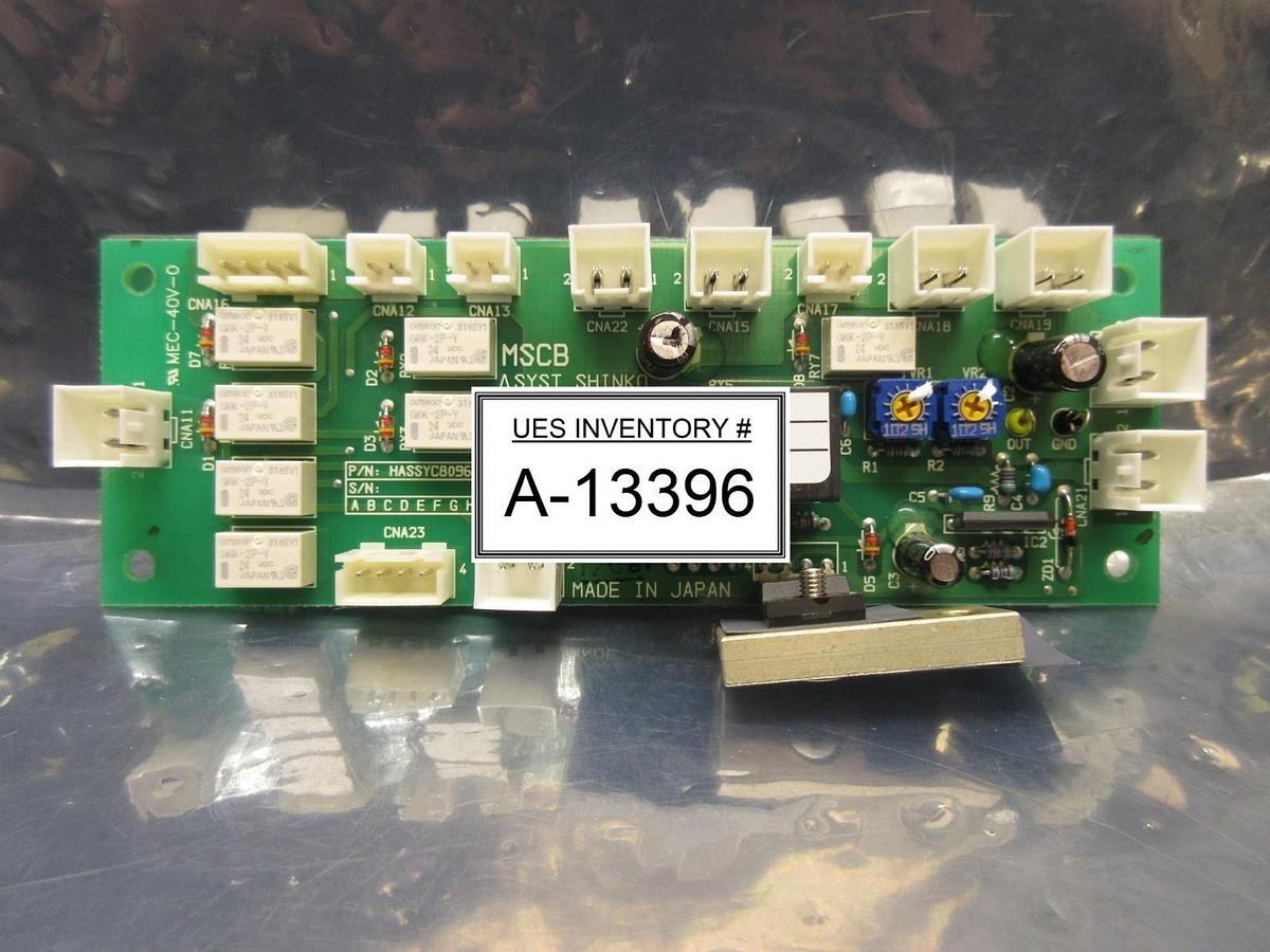 Used Asyst Shinko HASSYC809600 Interface Board PCB MSCB M200 Used Working