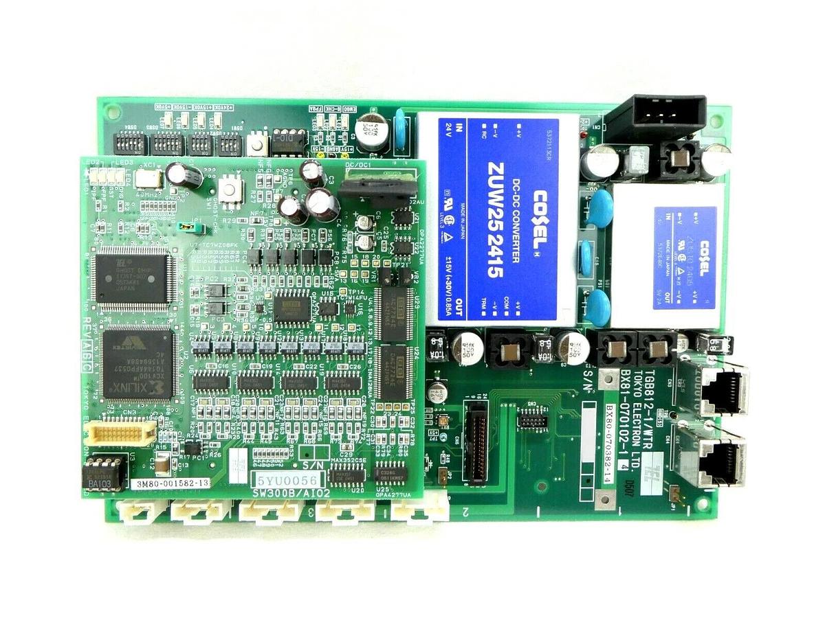 Used TEL Tokyo Electron BX81-070102-14 Board PCB TGB12-1/WTR Trias System Working