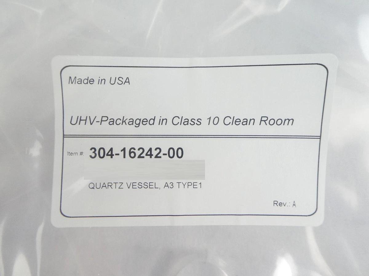 Mattson Technology 304-16242-00 300mm Quartz Vessel AIII Type 1 New Surplus