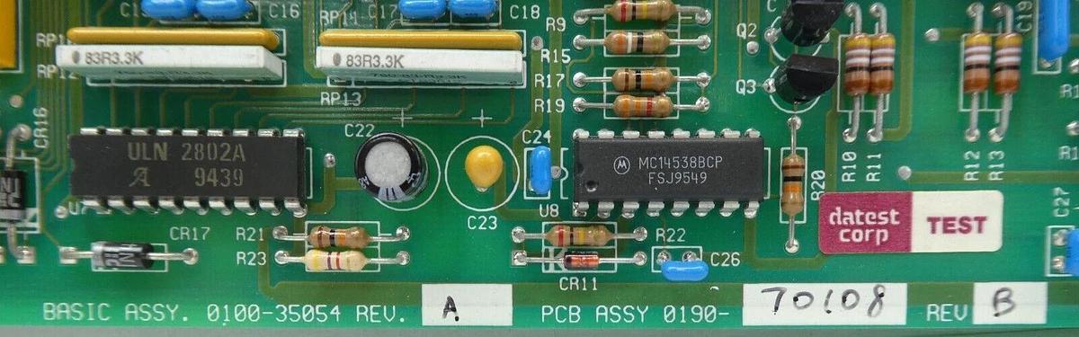 Used AMAT Applied Materials 0190-70108 Chamber Interface PCB Card 0100-35054 Working