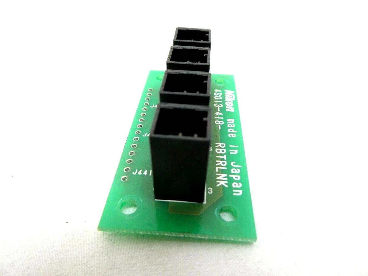 Used Nikon 4S013-418 Robot Interlink Board PCB RBTRLNK NSR System Working Spare