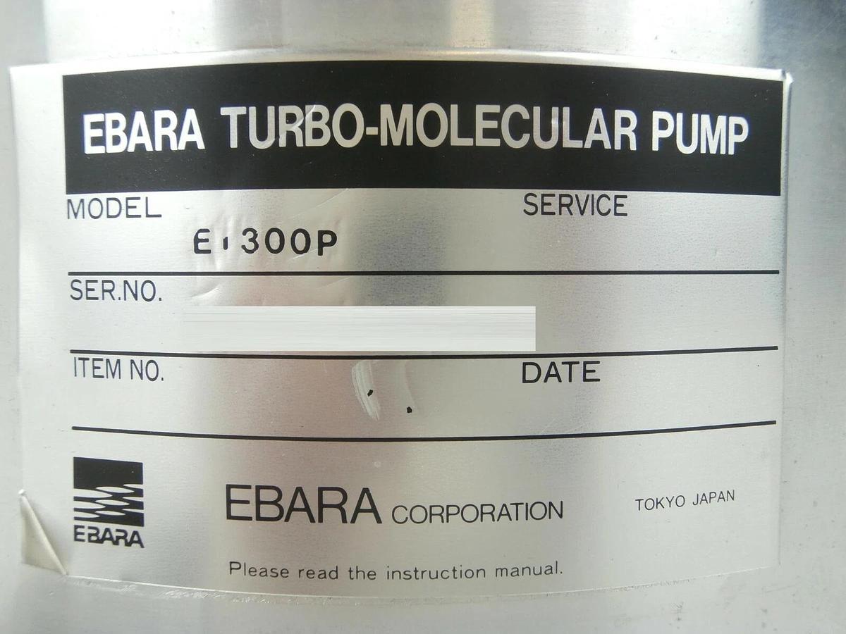 Used ET Ebara ET300P Turbomolecular Vacuum Pump Turbo Error TRP-C Not Working As-Is
